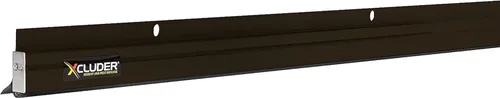 Xcluder Barrido de puerta de perfil bajo de 36 pulgadas, bronce oscuro, sella roedores y plagas, sellado mejorado contra la intemperie, fácil de