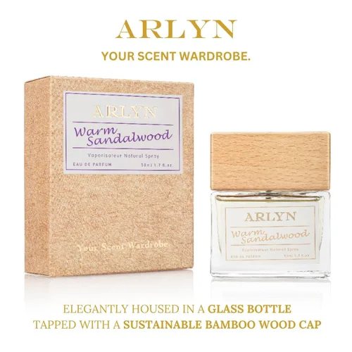 Miniatura 6 de ARLYN - Eau De Parfum de sándalo cálido inspirado en San.t.al 33, perfume de larga duración para hombres y mujeres, vegano y respetuoso con el medio