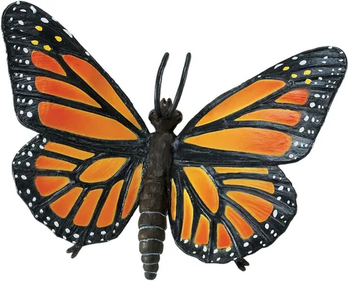 Safari Ltd. Figura de mariposa monarca, figura realista de insectos de 4.5 pulgadas, juguete educativo para niños, niñas y niños a partir de 3 años