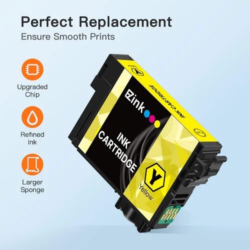 Miniatura 4 de E-Z Ink Paquete combinado de repuesto de tinta remanufacturada para cartuchos de tinta 202XL para impresora Epson Workforce WF-2860 Expression Home