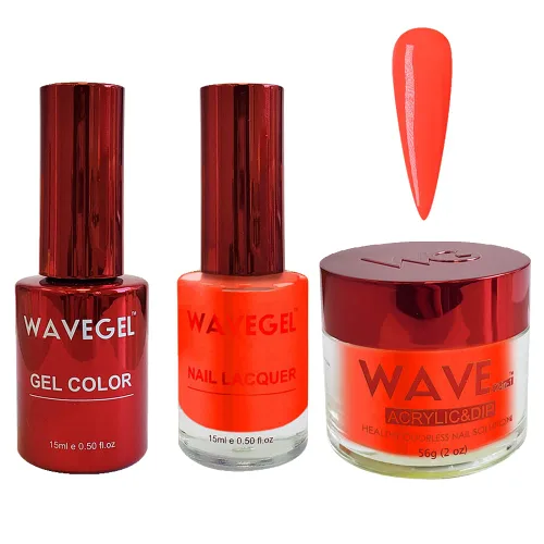 Miniatura 30 de WAVEGEL - Juego de gel de remojo, laca de uñas y polvo acrílico y polvo de inmersión a juego - Colección Queen - #015 Noble Men