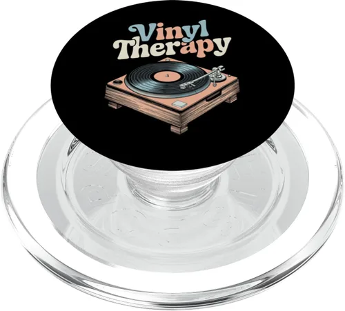 Miniatura 7 de Vinyl Record Collector Retro Music Turntable Lover PopSockets Adhesive PopGrip