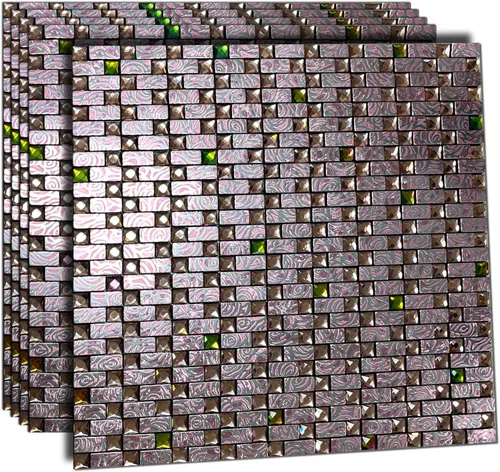 Miniatura 7 de XUANINY Azulejos de protección contra salpicaduras para despegar y pegar, adhesivo de aluminio autoadhesivo para decoración de pared de cocina