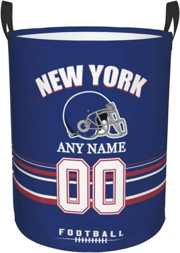 Miniatura 32 de Cesta de lavandería Philadelphia, cesta de lavandería personalizada estilo fútbol, cesta de almacenamiento plegable personalizada con nombre