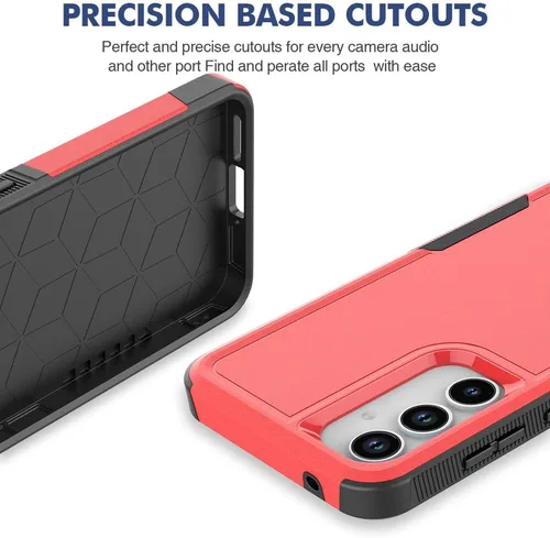 Miniatura 265 de Jeylly Compatible con Samsung Galaxy A22 5G Funda, Funda Samsung A22 5G con 2pcs protectores de pantalla de vidrio templado