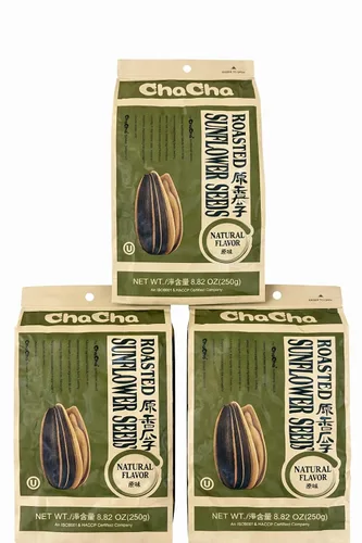 Semillas de girasol tostadas ChaCha Sabor Natural (3 bolsas)