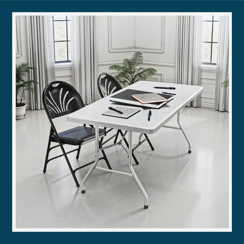 Miniatura 13 de OEF Furnishings OEF1100 Series - Sillas plegables de plástico de alta resistencia, sillas comerciales para eventos con soporte triple y capacidad