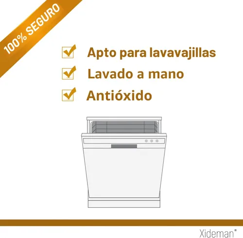 Miniatura 8 de Juego de cubiertos martillados negros de 16 piezas con cuchillos dentados ultra afilados 2 en 1, juego de cubiertos de acero inoxidable 18/10, juego