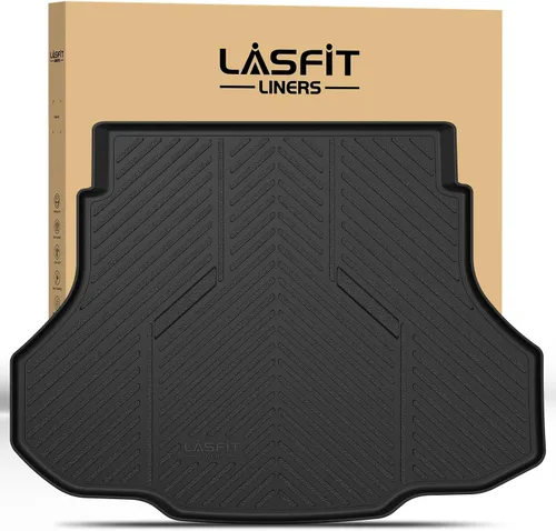 Miniatura 12 de LASFIT Alfombrillas de carga para Kia K4 2025, TPE para todo tipo de clima, ajuste personalizado, tapetes de maletero de automóvil, forros de carga