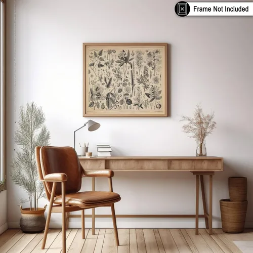 Miniatura 6 de Poster Master Póster Vintage de Plantas Cultivadas - Impresión Botánica Retro - Arte de Flores - Arte de Plantas - Regalo para Hombres y Mujeres
