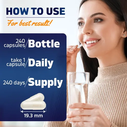 Miniatura 4 de Vitamatic Orotato de litio de 5 mg, 240 cápsulas vegetales, sin OMG, sin gluten.