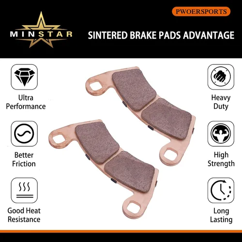 Miniatura 7 de Kit de cambio de pastillas de freno sinterizado para Polaris RZR 4 900, RZR S4 1000, Ranger XP 1000, Ranger Crew 1000 XP, General 1000, General 4