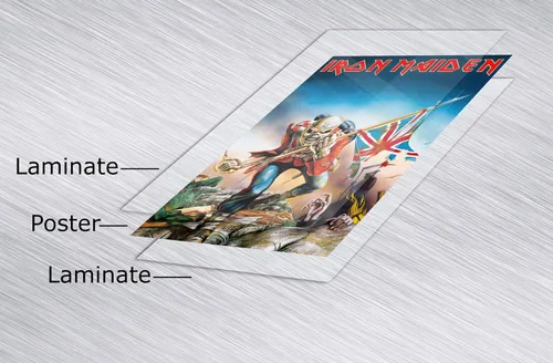 Miniatura 5 de POSTER STOP ONLINE Iron Maiden - Póster musical (trooper) (tamaño: 24 x 36 pulgadas) (póster laminado)
