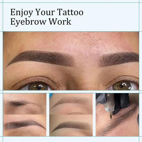 Miniatura 5 de Pigmentos PMU para cejas, 0.169 onzas/0.2 fl oz, tinta de tatuaje profesional para cejas de larga duración, tinta de microblading