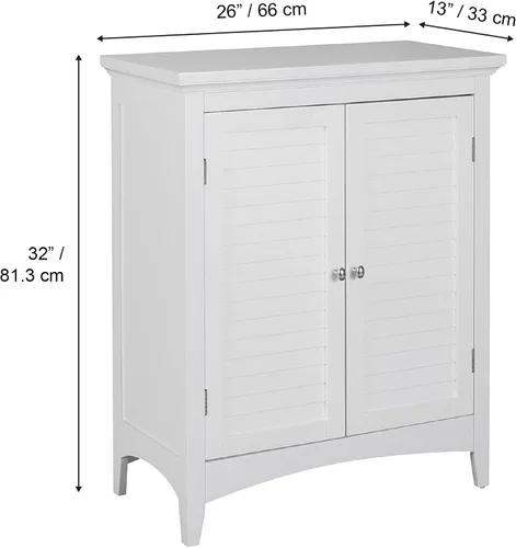 Miniatura 3 de Teamson Home Glancy - Armario de madera, color blanco