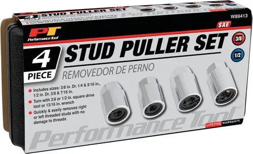 Miniatura 3 de Performance Tool W89413 - Juego de extractores de pernos SAE de 4 piezas