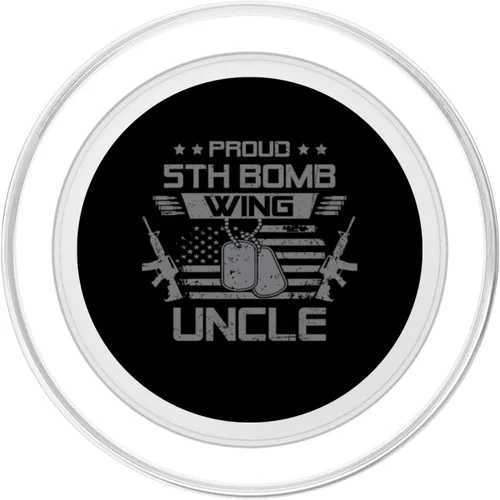 Miniatura 2 de Proud 5th Bomb Wing Uncle US Veteran Family Matching PopSockets MagSafe PopGrip for iPhone