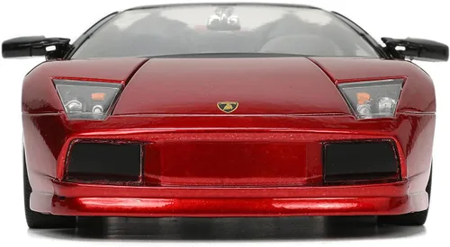Miniatura 3 de Jada Toys Hyper-Spec 1:24 Lamborghini Murcielago Roadster Coche fundido a presión rojo, Juguetes para niños y adultos