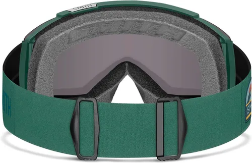 Miniatura 5 de Smith Optics Squad - Gafas de esquí y snowboard para invierno Alpine Green Vista Chromapop Sun Espejo Platinum