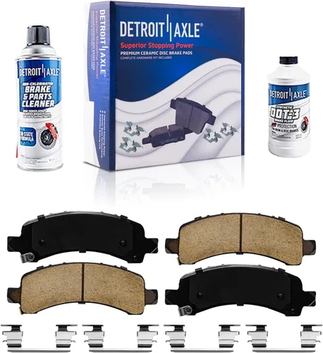 Miniatura 63 de Detroit Axle - Pastillas de Freno para Nissan Altima Sentra 350Z Juke INFINITI G35, Pastillas de Freno Cerámica Delanteras y Traseras Reemplazo