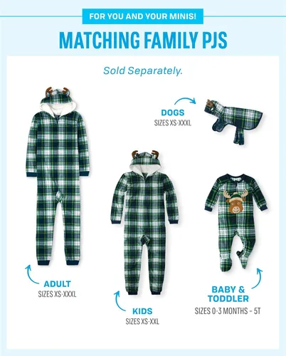Miniatura 2 de The Children's Place Kids' Family Matching, Christmas Pajama Sets. Fleece Seasonal