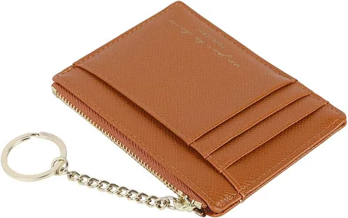 Miniatura 5 de Cartera minimalista para mujer, 8 tarjetas, monedero, monedero, bolsillo frontal, Casual