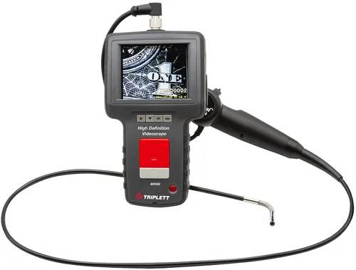 Miniatura 10 de Triplett BR350 Videoscopio de alta definición con vista frontal y lateral con cámaras duales impermeables de 5mm y pantalla LCD a color de 5