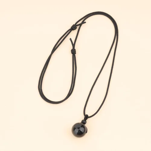 Miniatura 7 de COAI Collares con colgante de cuentas de piedra para parejas para él y ella, Piedra