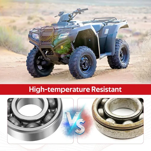 Miniatura 3 de JAVIK Kit de sellos de rodamientos diferencial trasero para Honda FourTrax 300 TRX300 TRX300FW 2x4 4x4 1988-2000, OEM # 91051-HC4-003 91271-HC4-004