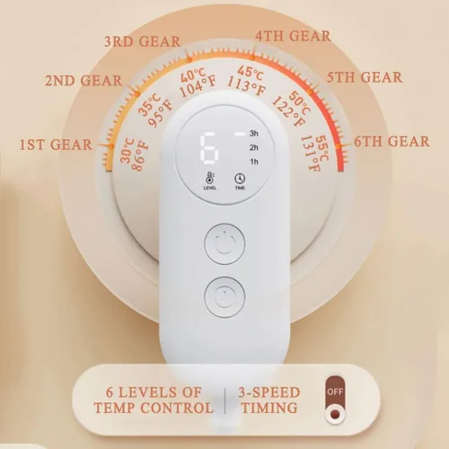 Miniatura 4 de Manta eléctrica con temporizador inteligente, manta térmica suave, reversible, tamaño completo, manta eléctrica Caramelo