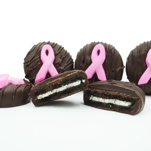 Miniatura 64 de Galletas de la marca Philadelphia Candies cubiertos por ambos lados de chocolate negro y con leche, y crema de cacahuete de la marca Nutter Butter