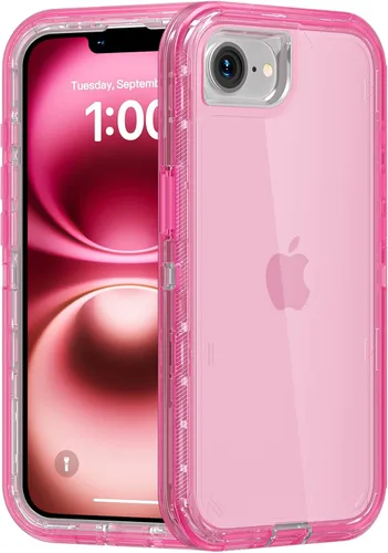 Miniatura 80 de Follaroma para iPhone 11, Funda Resistente a Prueba de Golpes, Protección Anti-Caída, Funda Protectora Transparente de Doble Capa Compatible