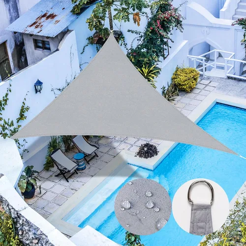 Miniatura 13 de RICHIE Toldo rectangular mejorado de 12 x 16 pies, resistente al agua y bloquea los rayos UV, para patio al aire libre, césped, playa, jardín, Beige