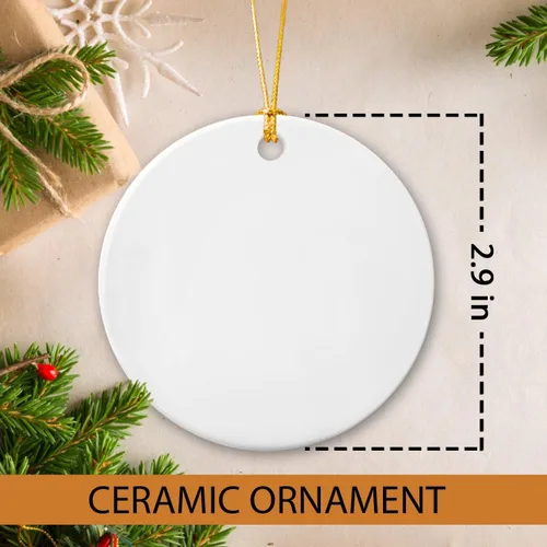 Miniatura 6 de Adorno de golf personalizado, adorno de árbol de Navidad de golfista, regalo de recuerdo, adorno de cerámica de Navidad para golfista, adorno