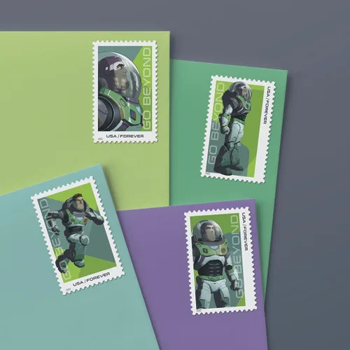 Miniatura 2 de Go Beyond 2022 (hoja de 20) Buzz Lightyear from Infinity to Forever First-Class Mail Forever Sellos postales
