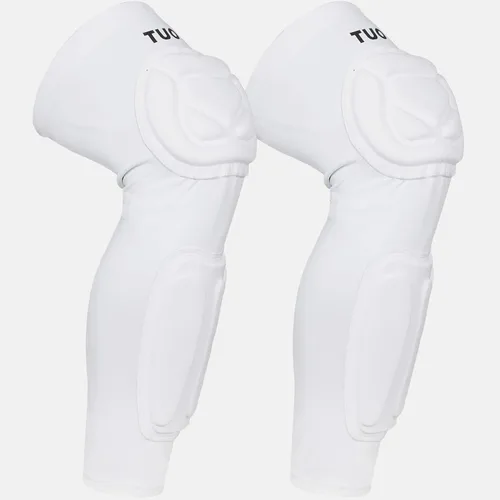 Miniatura 8 de TUOY Rodillera con protector de espinilla, manga protectora para espinilla/rodilla para fútbol, fútbol americano, baloncesto, lucha libre, voleibol