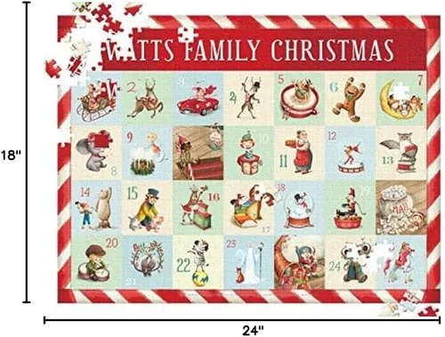 Miniatura 2 de Countdown to Christmas - Rompecabezas personalizado (500 piezas) I See Me!