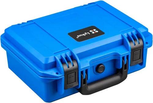 Miniatura 8 de Lykus HC-1410 Mini caja rígida seca con inserto de espuma, tamaño interior 5.51 x 3.54 x 1.46 pulgadas, IP66 a prueba de salpicaduras, adecuada