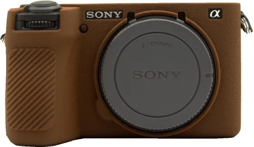 Miniatura 10 de Funda para cámara A6700, funda de silicona delgada y ligera para Sony Alpha A6700 (negro, glaseado)