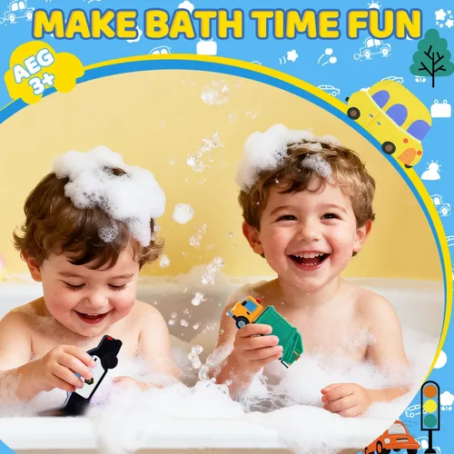 Miniatura 3 de Bombas de baño para niños, regalos STEM para niños y niñas de 3 a 12 años, auto hecho a mano, paquete de 6 juguetes naturales orgánicos de burbujas
