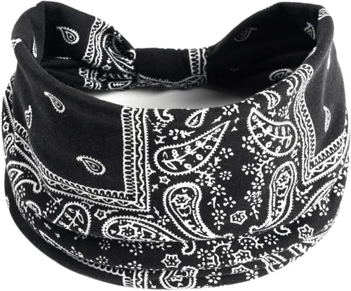 Miniatura 41 de K-Elewon Paquete de 3 diademas elásticas anchas para mujer, bandas para el cabello para yoga, deportes