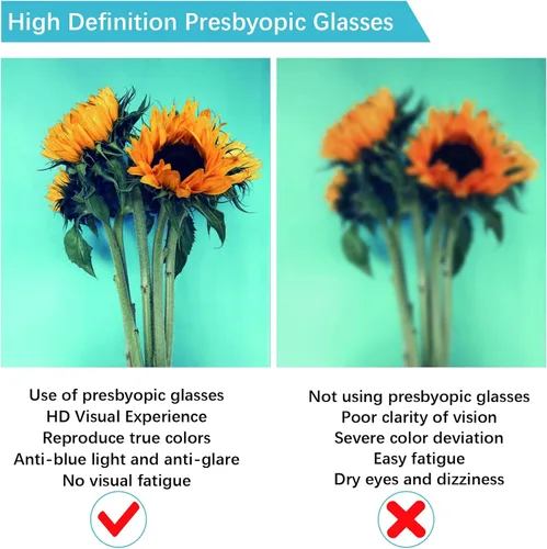 Miniatura 5 de Paquete de 5 lentes de lectura con bloqueo de luz azul, lectores de bisagra de resorte para mujeres y hombres, anteojos nerd con filtro anti rayos