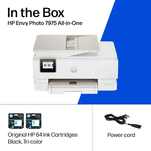 Miniatura 23 de HP Envy Photo 7975 Impresora fotográfica inalámbrica de inyección de tinta a color, imprimir, escanear, copiar, fácil configuración, impresión