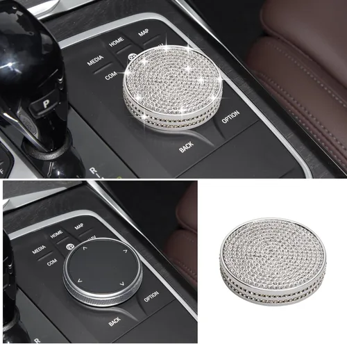 Miniatura 3 de Bling Media iDrive Control - Adhesivo interior para BMW 330 i 2020-2022/X3 2021-2022/430 2021-2022/X4 2022-2023/X5 2019-2023/X6 2020-2023 Multimedia