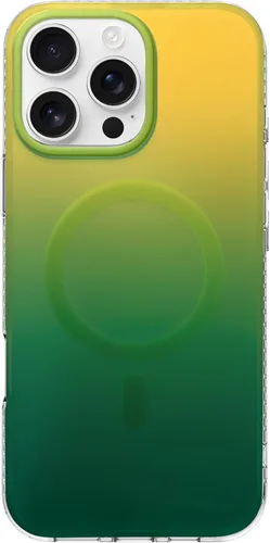Miniatura 94 de Funda degradada para iPhone 14 Pro - Diseño multicolor degradado naranja y amarillo, resistente a los impactos y con imanes