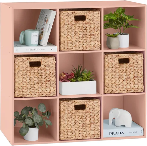Miniatura 42 de Best Choice Products Organizador de almacenamiento de 6 cubos, abertura de estante de 13.5 pulgadas, estantería, librero, estante de exhibición