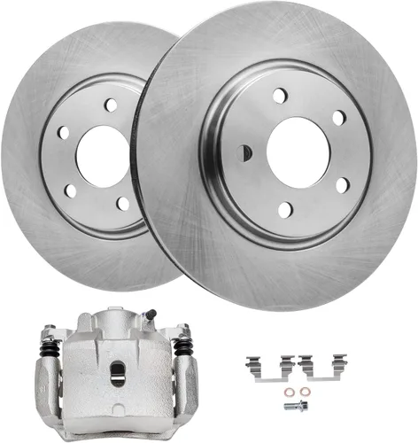 Miniatura 15 de Detroit Axle - Kit de freno delantero para Chevrolet Trailblazer GMC Envoy 2007 2008 2006-2009, rotores de freno de disco, pastillas de freno