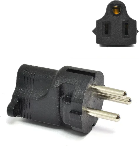 Miniatura 28 de Ceptics Japón, Filipinas NEMA 1-15 Adaptador de Enchufe de Energía para Viaje Acepta NEMA 5-15R - Certificado ETL - Grado Industrial (IG-6)