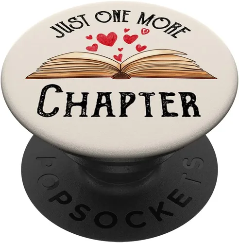 Libro Nerd Book Lover Reader Solo Un Capítulo Más Lectura PopSockets PopGrip intercambiable