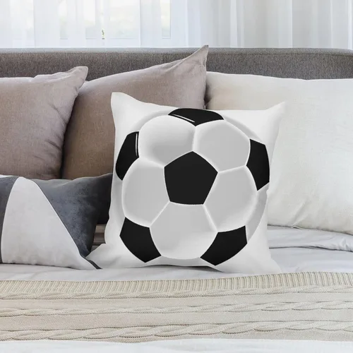 Miniatura 7 de Soccer Football Futbol Ball Super Soft Plush Pillowcase, Suitable for Bedrooms, Sofas, and Living Rooms 20 "x20